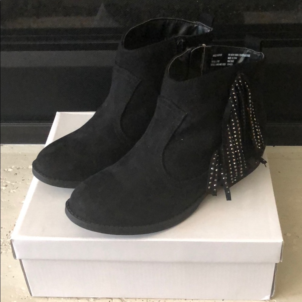 Black Steve Madden Girls Boots